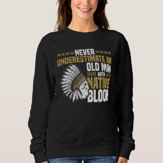 Sweatshirt You're All Immigrants Native American Indian