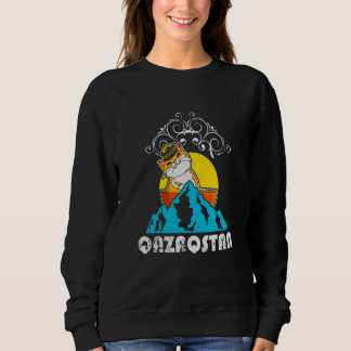Sweatshirt Yourte République du Kazakhstan Qazaqstan drapeau