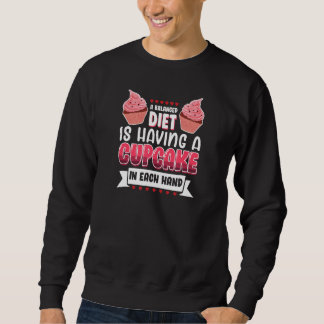 Sweatshirt Yummy Cupcake Favorite Dessert Sweets Baking Pastr