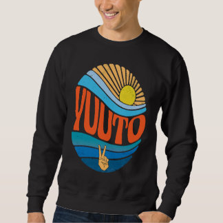 Sweatshirt Yuuto Vintage Sunset Yuuto Groovy Tie Dye