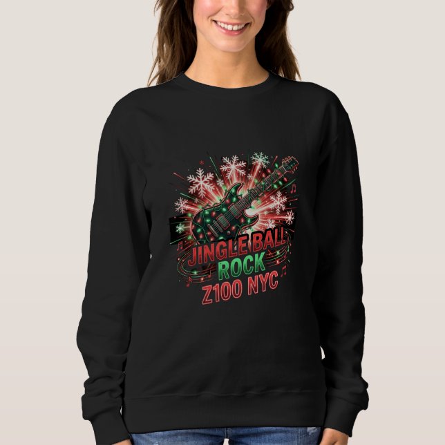 Sweatshirt Z100 Jingle Ball NYC Crewneck – Women’s Holiday Mu (Devant)