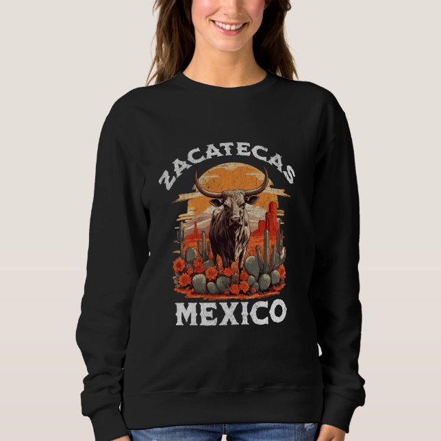 Sweatshirt Zacatecas Mexique Mi Pueblo Querido (Devant)
