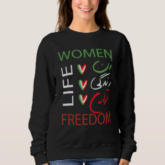 Sweatshirt Zan Zendegi Azad Donner aux femmes la vie liberté