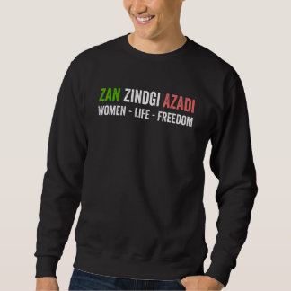Sweatshirt Zan Zindgi Azadi Femmes Vie Liberté
