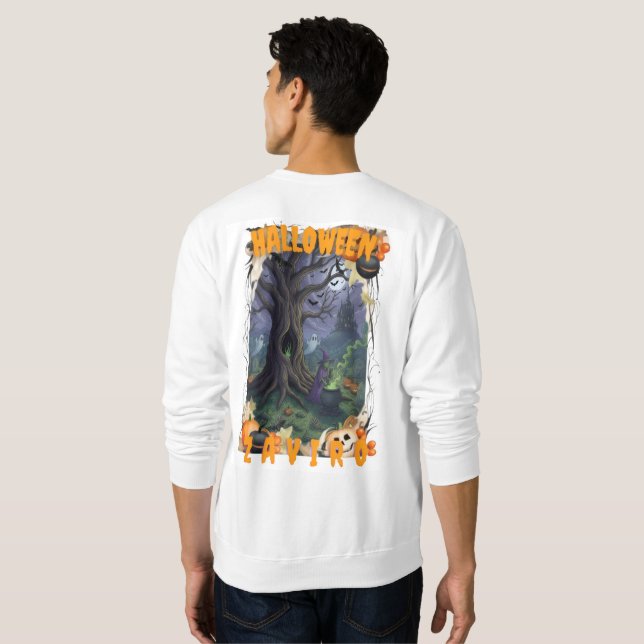 Sweatshirt ZAVIRO – La Nuit de la Sorcière (Dos entier)