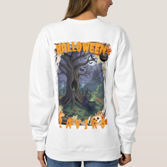Sweatshirt ZAVIRO – La Nuit de la Sorcière (Dos)