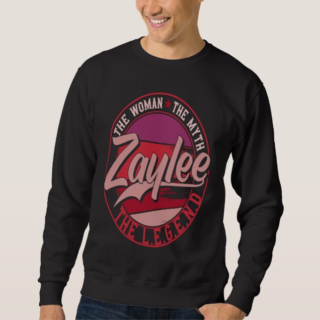 Sweatshirt Zaylee la Dame du Mythe la Légende (Devant)