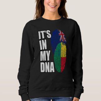 Sweatshirt Zealander And Beninese Mix DNA Flag Heritage