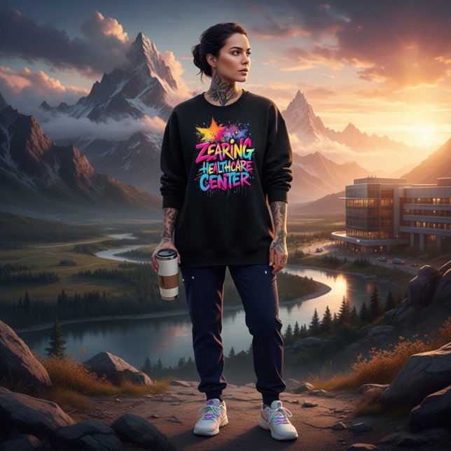 Sweatshirt Zearing Healthcare Graffiti  (Créateur téléchargé)