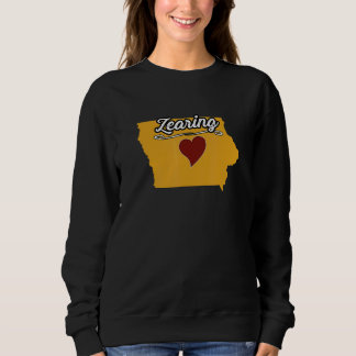Sweatshirt ZEARING IOWA IA ÉTATS-UNIS Mignon Merch d'article