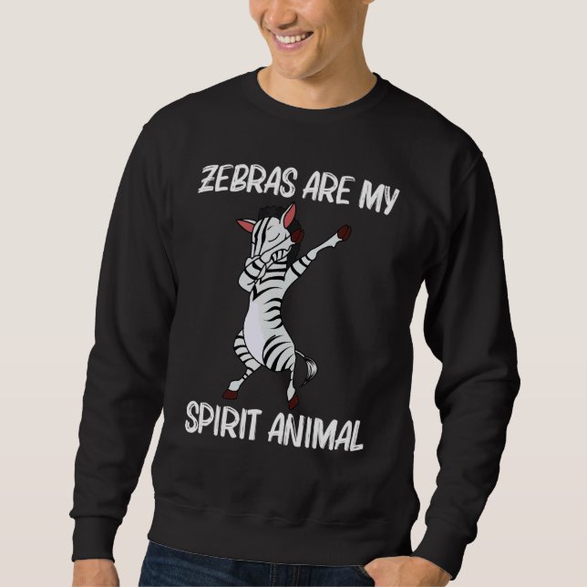 Sweatshirt Zebra For Men Women African Zoo Animal  2 (Devant)