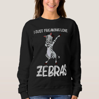 Sweatshirt Zebra For Men Women African Zoo Animal  4