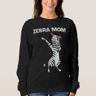 Sweatshirt Zebra For Mom Mother African Zoo Animal