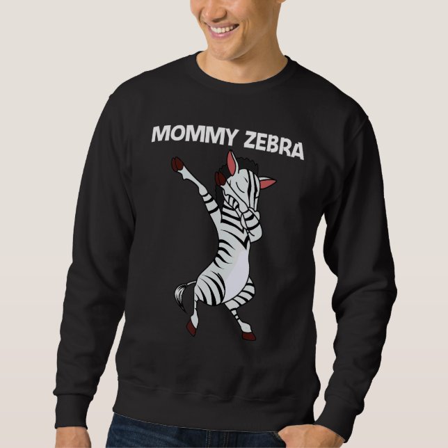 Sweatshirt Zebra For Women Mom African Zoo Animal   (Devant)