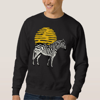 Sweatshirt Zebra Graphic mignon Imprimer Amour Nature Zebras