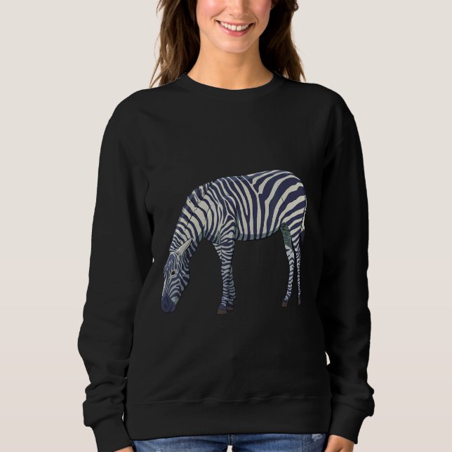 Sweatshirt Zebra Homme Motif animal féminin Animaux Z (Devant)