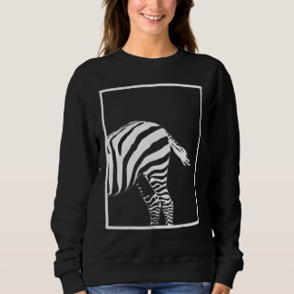 Sweatshirt Zebra Poster de animal Pour Zebra Graphic Zebra Pr