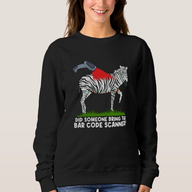 Sweatshirt zebra quote women men motivational (Devant)