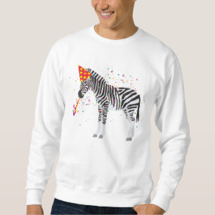 Sweatshirt Zèbre - Animaux ayant une fête