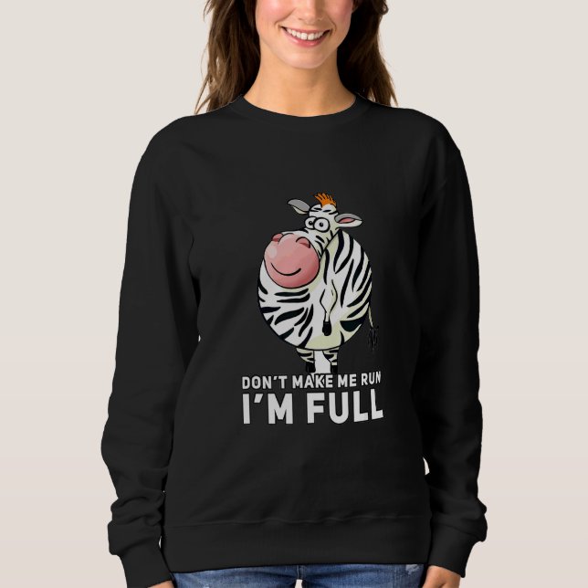 Sweatshirt Zèbre Gros Animal (Devant)