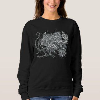 Sweatshirt Zen Koi Fish Tattoo