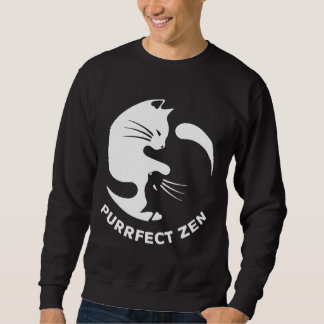 Sweatshirt Zen Purrfect Zen Relaxé Convient