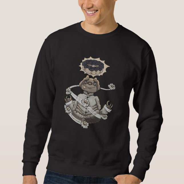 Sweatshirt Zen Sloth (Devant)