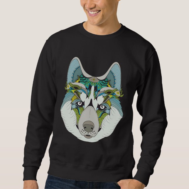 Sweatshirt Zenart Patterned Husky (Devant)