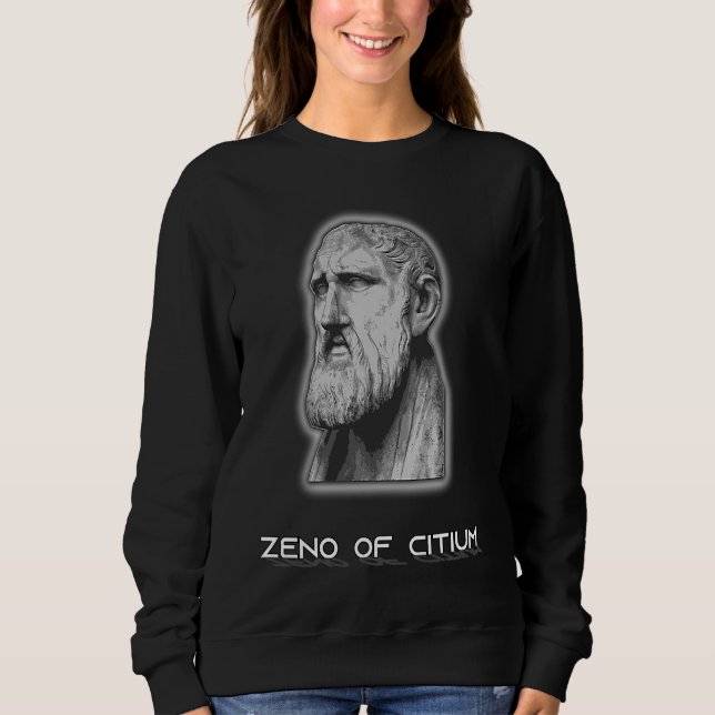 Sweatshirt Zeno du fondateur du citium de l'école stoïque. Pè (Devant)