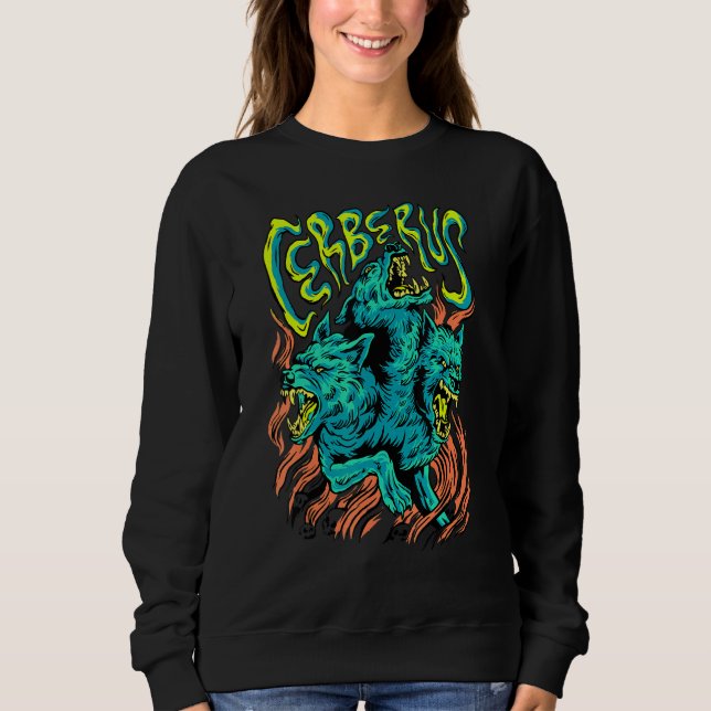 Sweatshirt Zerberus Helldog Greece Myths Cerberus (Devant)