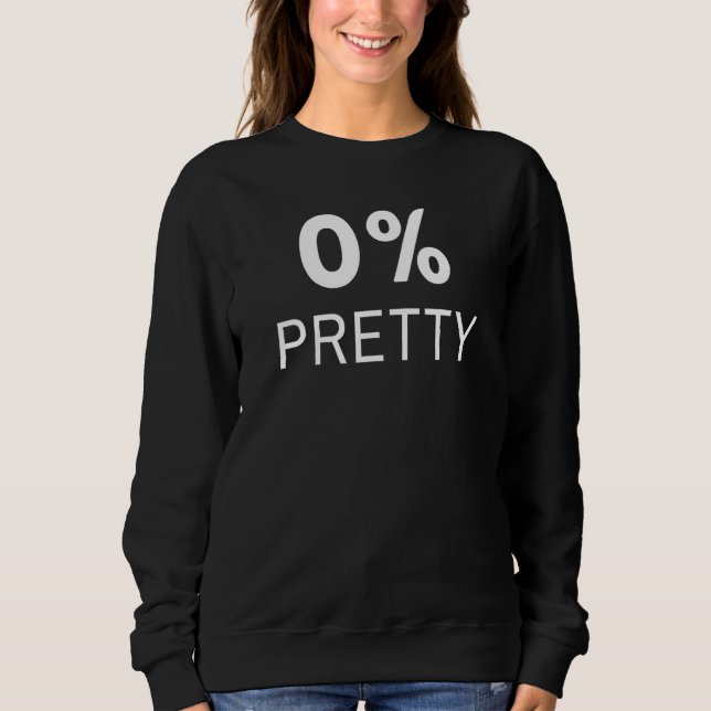Sweatshirt Zéro Pour Cent Joli  0 Tee (Devant)