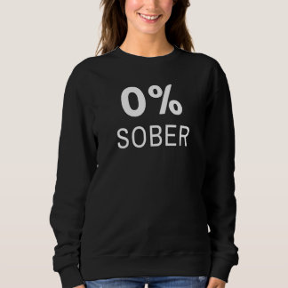 Sweatshirt Zéro Pour Cent Sobre 0 Tee