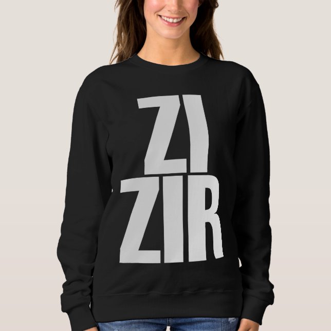 Sweatshirt Zi Zir Big Obvious Nonbinary Pronouns (Devant)