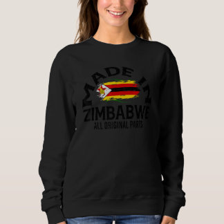 Sweatshirt Zimbabwe Pour femmes Drapeau zimbabwéen pour homme