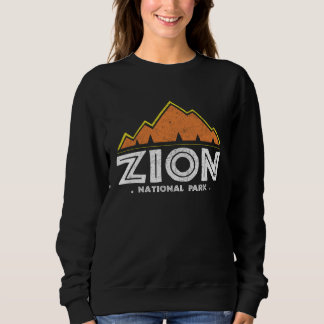 Sweatshirt Zion National Park Utah Retro Vintage