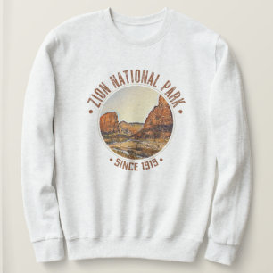 Sweatshirt Zion National Park Utah USA Extérieur Distorsion