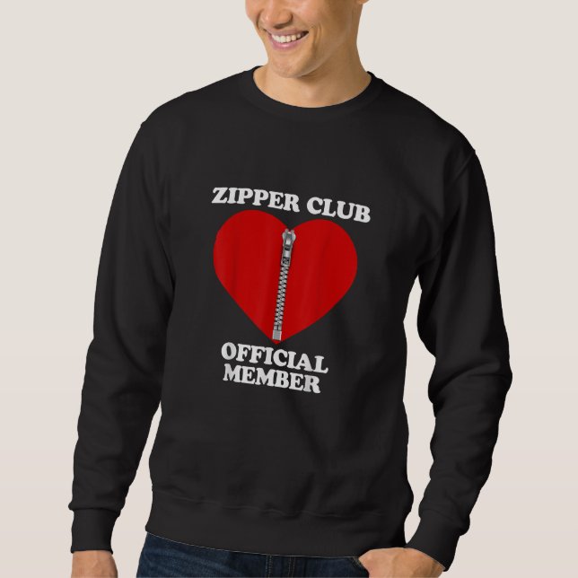 Sweatshirt Zipper Club Chirurgie cardiaque Récupération Open  (Devant)