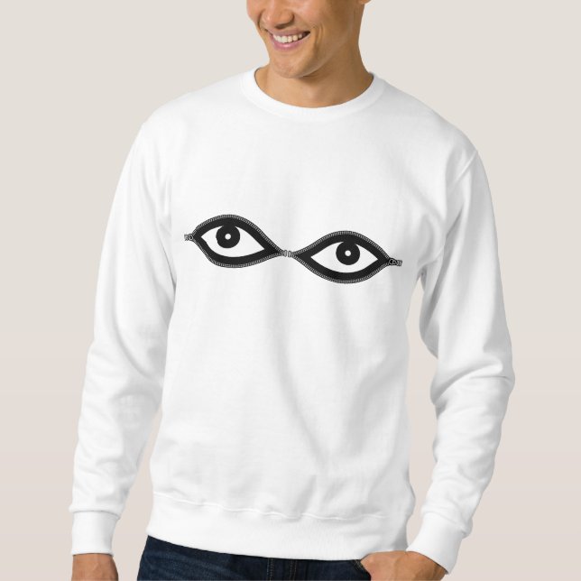 Sweatshirt Zipper eyes (Devant)