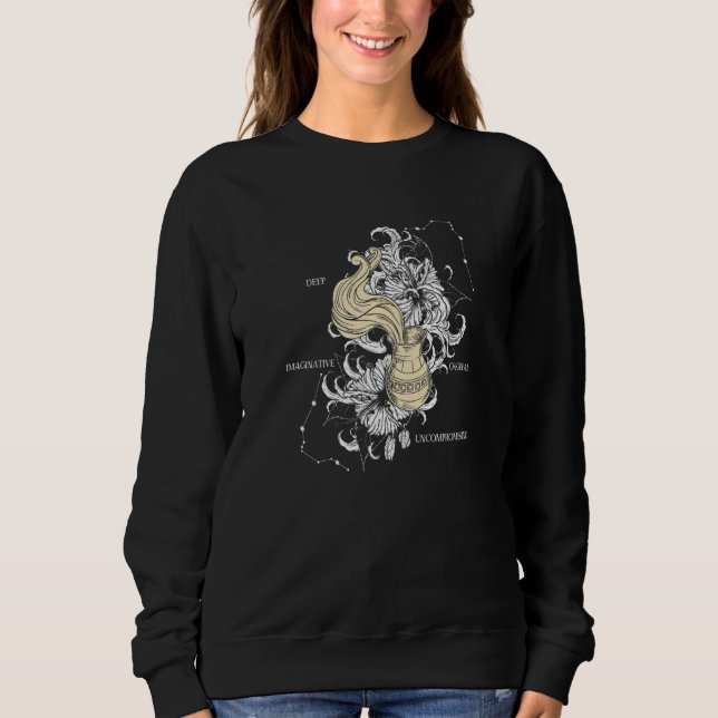 Sweatshirt Zodiac sign Aquarius   (Devant)