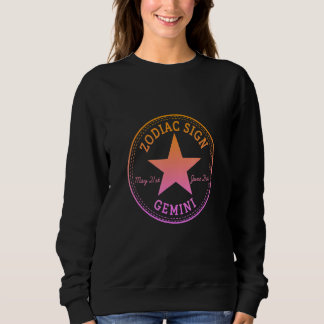 Sweatshirt ZODIAC SIGN GEMINI born in May & June Astrology Ho
