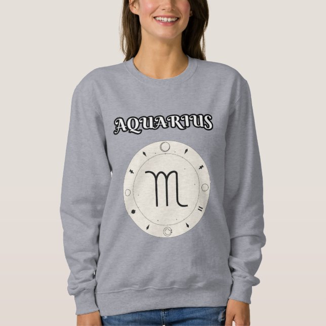 Sweatshirt zodiaque verseau (Devant)