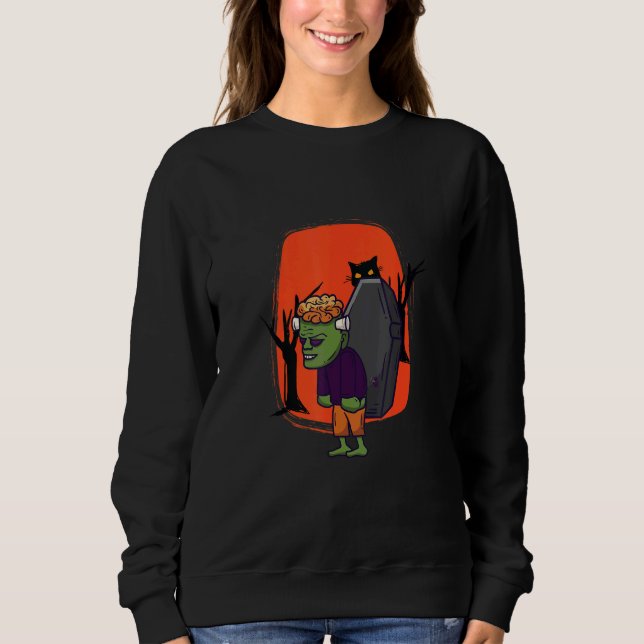 Sweatshirt Zombie à minuit (Devant)
