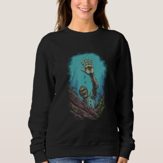 Sweatshirt Zombie by Haunted Horror Halloween