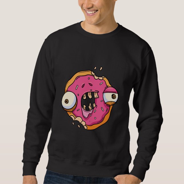 Sweatshirt Zombie Donut Cool (Devant)