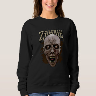 Sweatshirt Zombie Fan Skateboard Moon Zombies Vivre Dead Zo