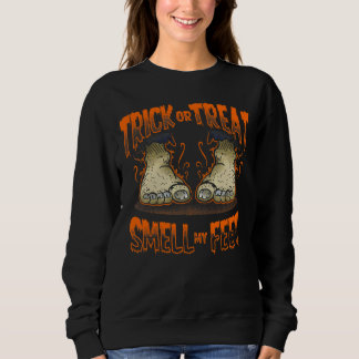 Sweatshirt Zombie Halloween Trick Ou Traiter Mignonne