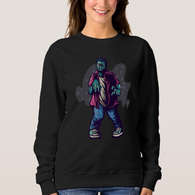 Sweatshirt Zombie matching couples family Halloween costume 2 (Devant)
