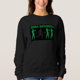 Sweatshirt Zombie Mathématiques Halloween Partie Trump Ou Tre