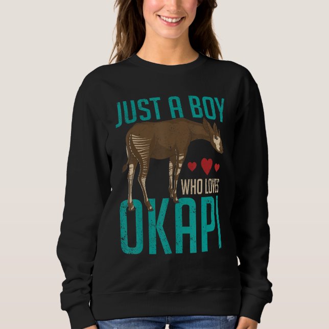 Sweatshirt Zoo Animal  Boys Africa Safari Zoo Keeper Cute Oka (Devant)