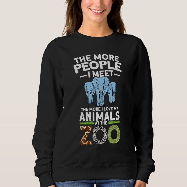 Sweatshirt Zoo Animal   Zookeeper (Devant)